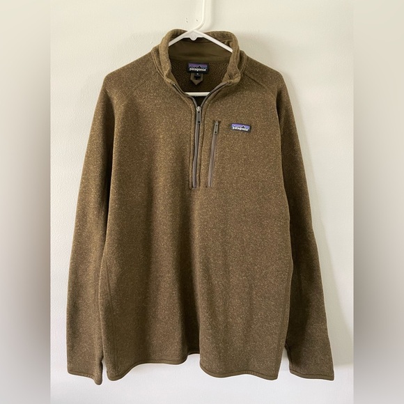 Patagonia Men’s Better Sweater 1/4 Zip Fleece Jacket Dark Walnut Size XL - Picture 2 of 7